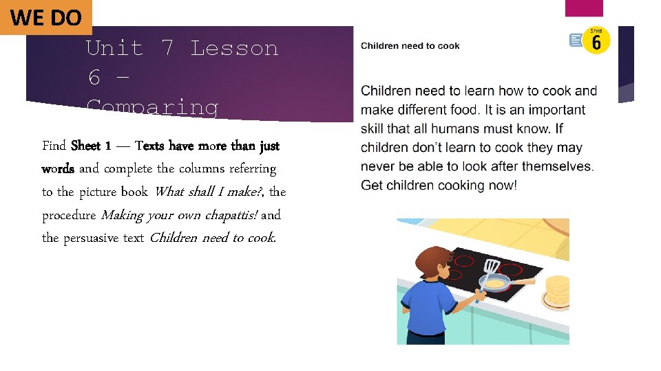 WE DO Unit 7 Lesson 6 – Comparing Purpose and Find Sheet 1 — WE DO Unit 7 Lesson 6 – Comparing Purpose and Find Sheet 1 —