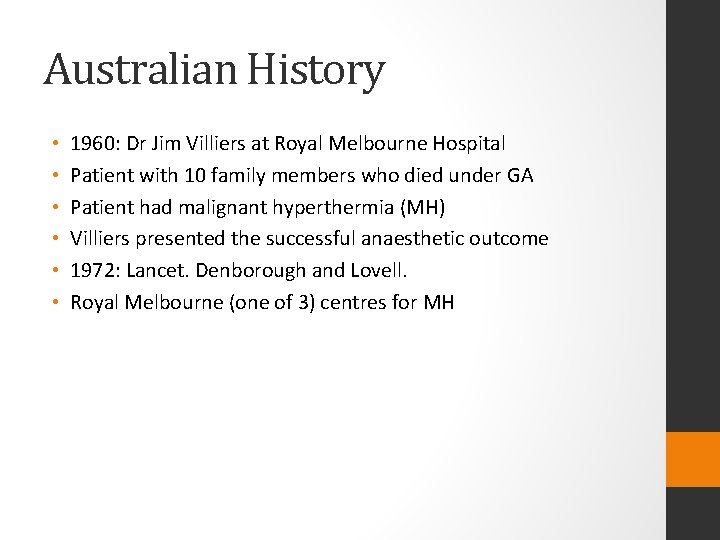 Australian History • • • 1960: Dr Jim Villiers at Royal Melbourne Hospital Patient