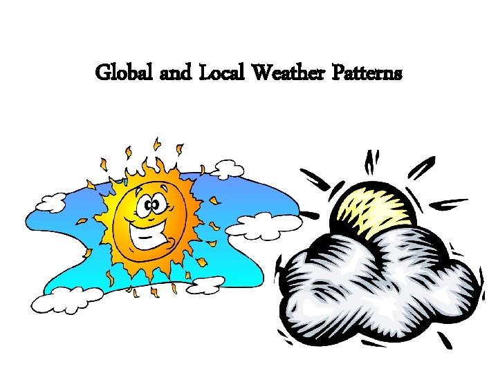 Global and Local Weather Patterns 