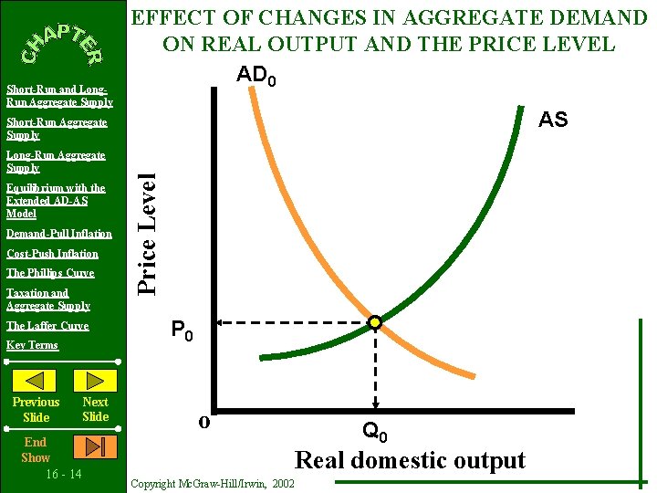 Short-Run and Long. Run Aggregate Supply EFFECT OF CHANGES IN AGGREGATE DEMAND ON REAL Short-Run and Long. Run Aggregate Supply EFFECT OF CHANGES IN AGGREGATE DEMAND ON REAL