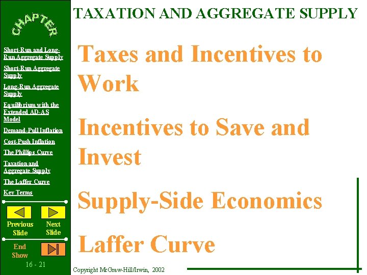 TAXATION AND AGGREGATE SUPPLY Short-Run and Long. Run Aggregate Supply Short-Run Aggregate Supply Long-Run TAXATION AND AGGREGATE SUPPLY Short-Run and Long. Run Aggregate Supply Short-Run Aggregate Supply Long-Run