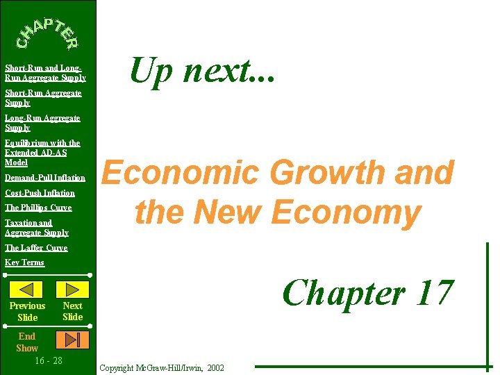 Short-Run and Long. Run Aggregate Supply Short-Run Aggregate Supply Up next. . . Long-Run Short-Run and Long. Run Aggregate Supply Short-Run Aggregate Supply Up next. . . Long-Run