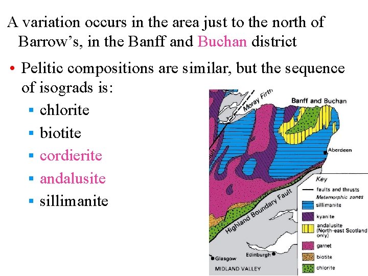 A variation occurs in the area just to the north of Barrow’s, in the