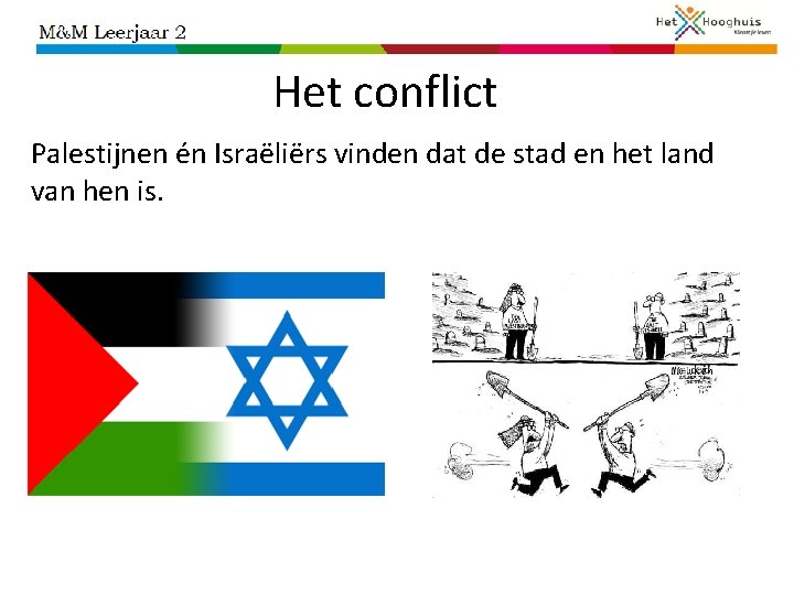 Het conflict Palestijnen én Israëliërs vinden dat de stad en het land van hen