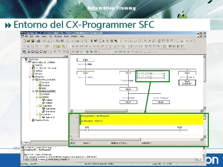 Automation Training 8 Entorno del CX-Programmer SFC 