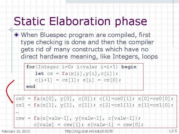 6 S 078 Computer Architecture A Constructive Approach