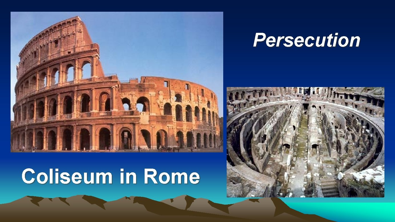 Persecution Coliseum in Rome 