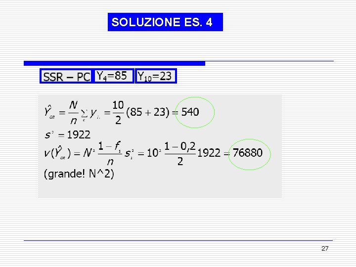 SOLUZIONE ES. 4 27 