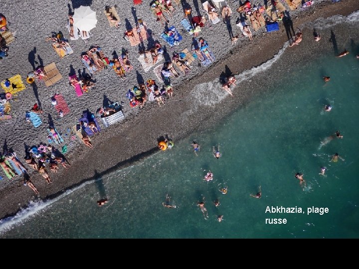 Abkhazia, plage russe 