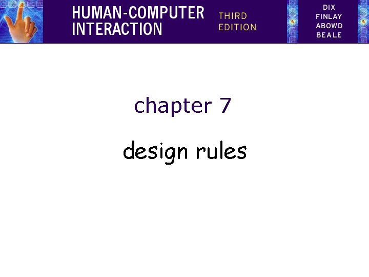 chapter 7 design rules 