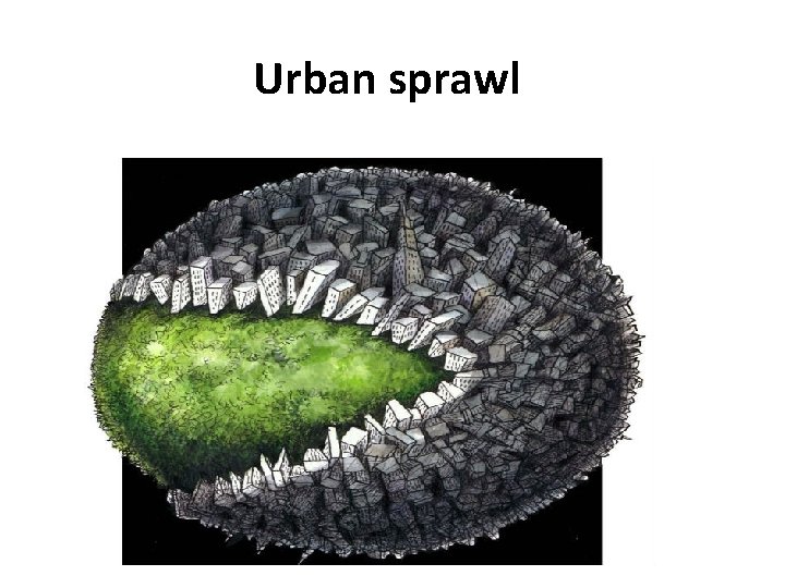 Urban sprawl 