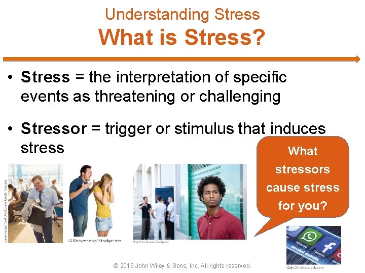 Understanding Stress What is Stress? • Stress = the interpretation of specific events as