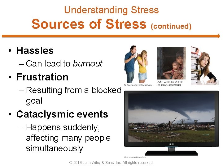 Understanding Stress Sources of Stress (continued) • Hassles – Can lead to burnout •