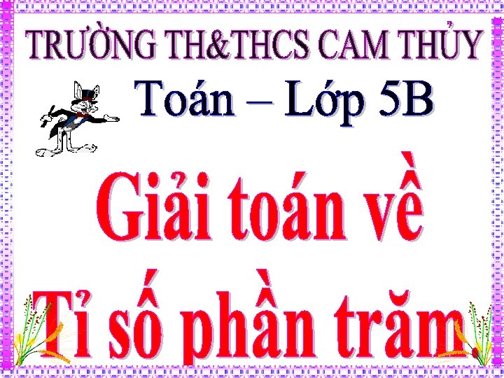 1 Vit cc phn s thnh t s