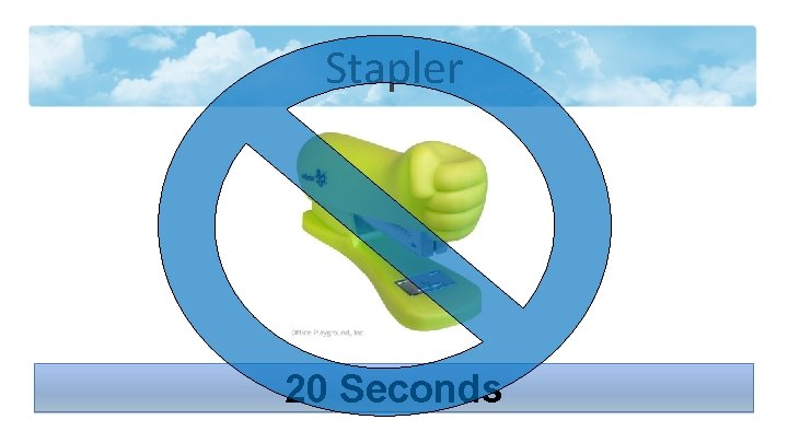 Stapler 20 Seconds 