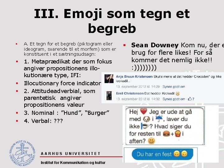 III. Emoji som tegn et begreb § A. Et tegn for et begreb (piktogram