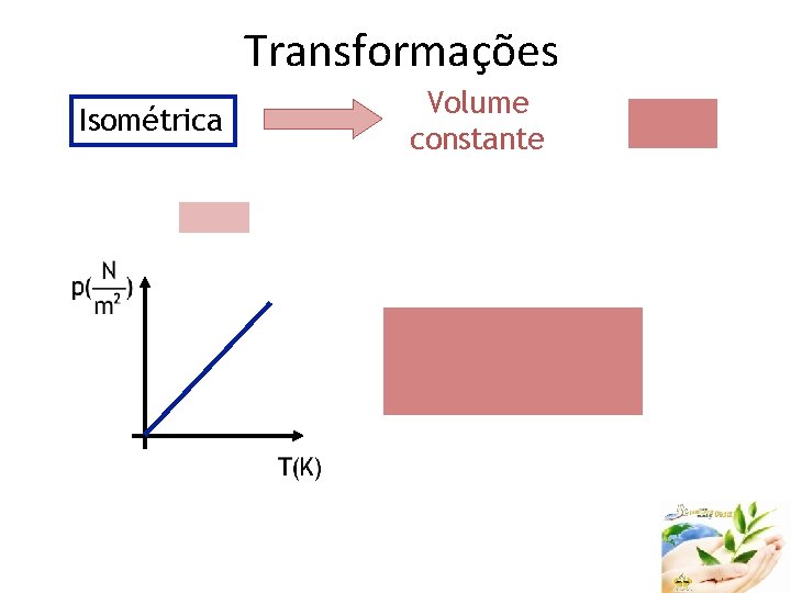 Transformações Isométrica Volume constante 