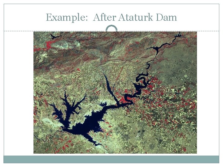 Example: After Ataturk Dam 