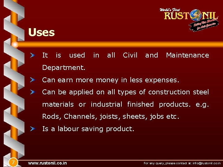 RUSTONIL Setting New Standards for Anti Corrosive Manufactured