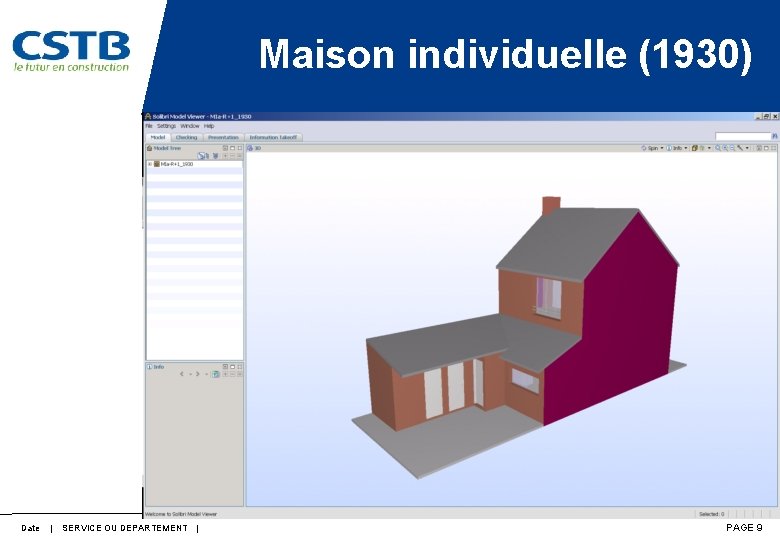 Maison individuelle (1930) Date | SERVICE OU DEPARTEMENT | PAGE 9 