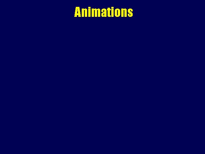 Animations 