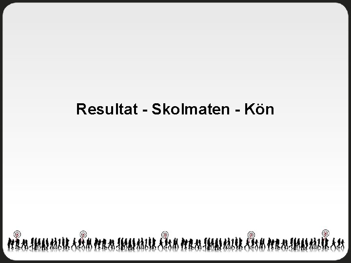 Resultat - Skolmaten - Kön 