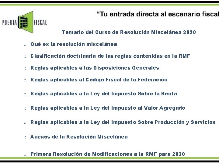 Temario del Curso de Resolución Miscelánea 2020 o Qué es la resolución miscelánea o