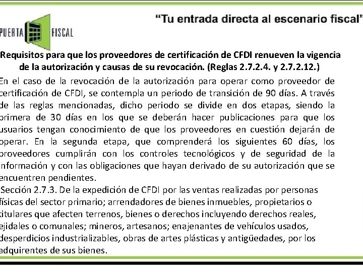 Requisitos para que los proveedores de certificación de CFDI renueven la vigencia de la