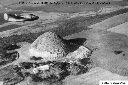 Carte de vœux de l’EOM 86 Hoggar en 1951, avec un Dassault 315 Flamant