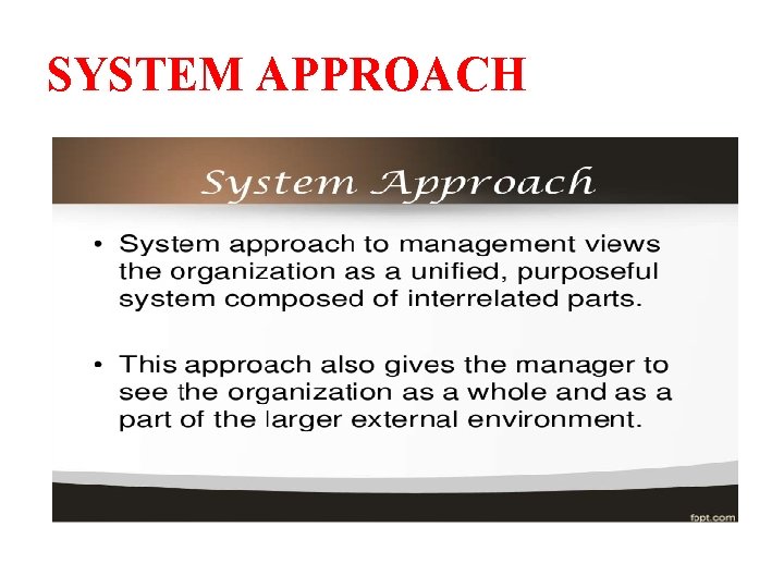 UNIT TWO MANAGEMENT THEORIES MANAGEMENT THEORIES Management theory