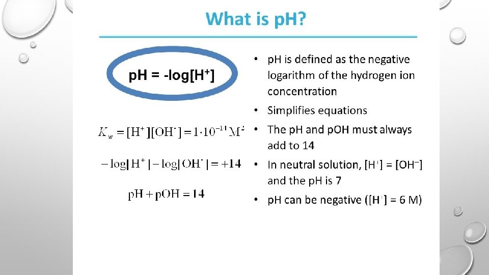 PH EQUATION 