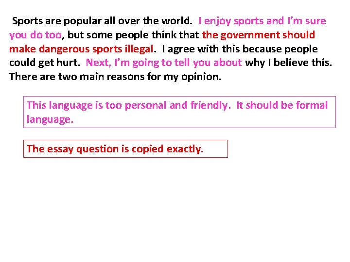 Sports are popular all over the world. I enjoy sports and I’m sure you