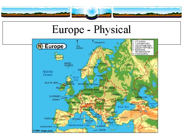 Europe - Physical 