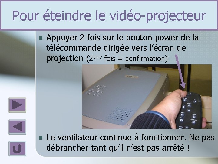 Installer et rgler le vidoprojecteur 1 Raccorder le