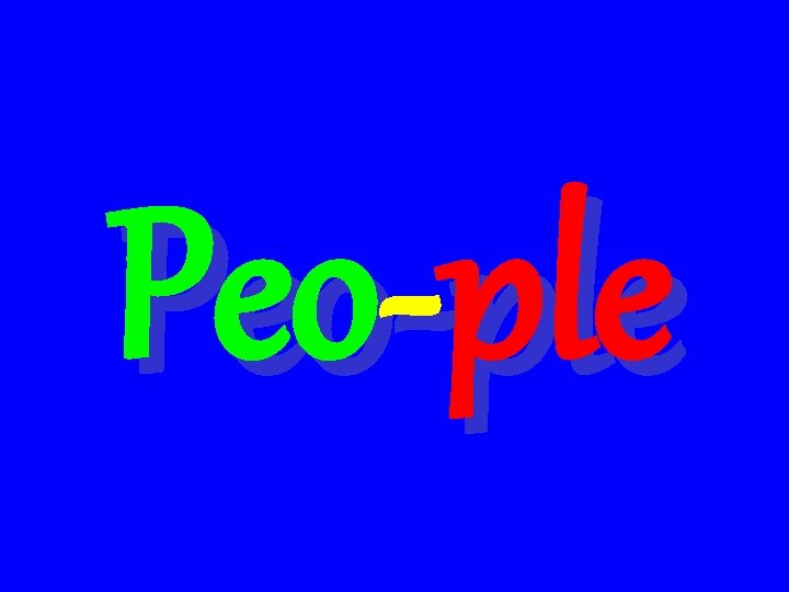 Peo-ple 