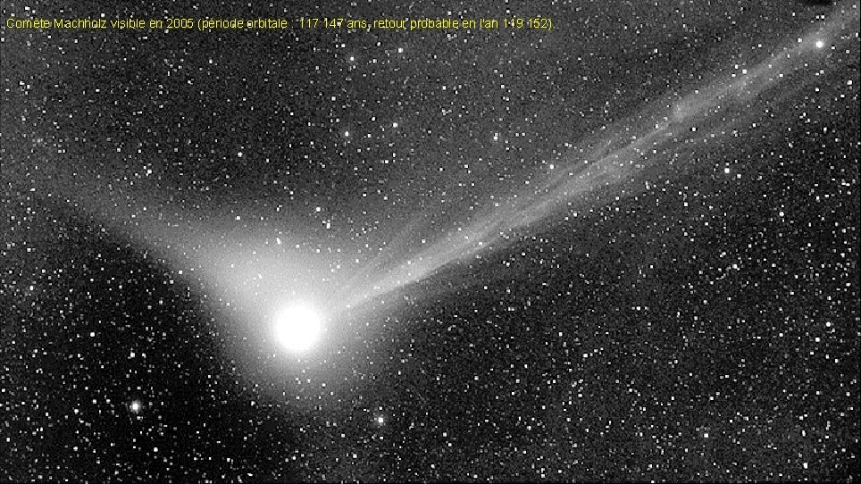 Comète Machholz visible en 2005 (période orbitale : 117 147 ans, retour probable en