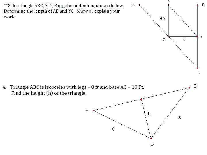 Triangle Above Line Math Summative Review Part 1 Triangles Part 2 Lines