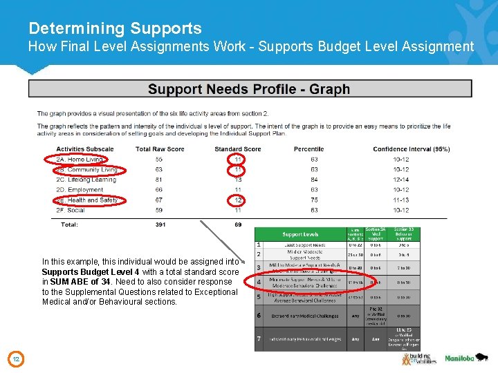 Determining Supports How Final Level Assignments Work - Supports Budget Level Assignment In this