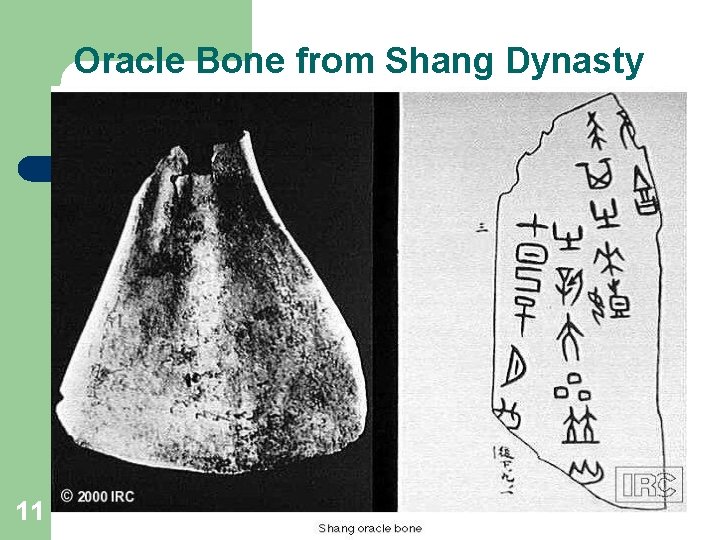 Oracle Bone from Shang Dynasty 11 Copyright © 2007 The Mc. Graw-Hill Companies Inc.