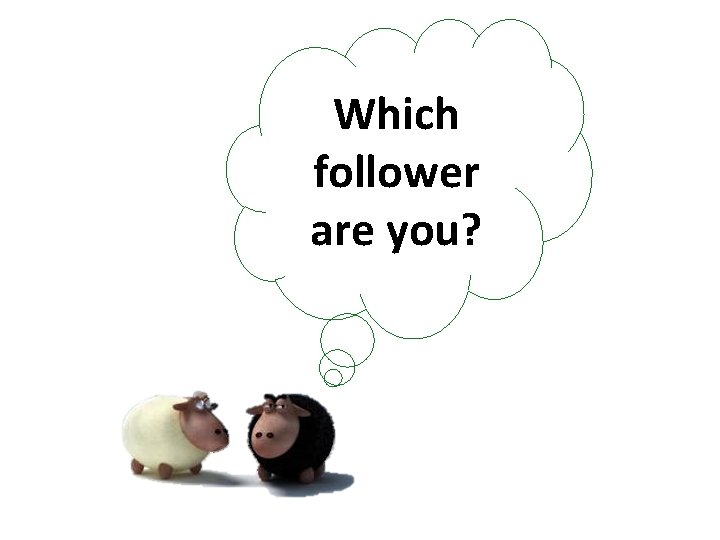 Which follower are you? 