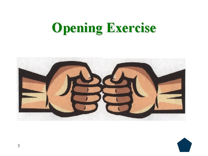 Opening Exercise 3 