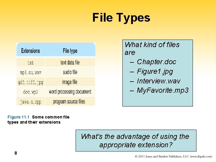 File Types What kind of files are – Chapter. doc – Figure 1. jpg