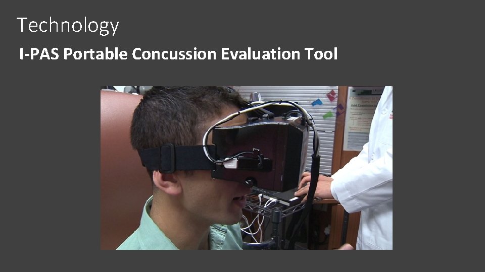 Technology I-PAS Portable Concussion Evaluation Tool 