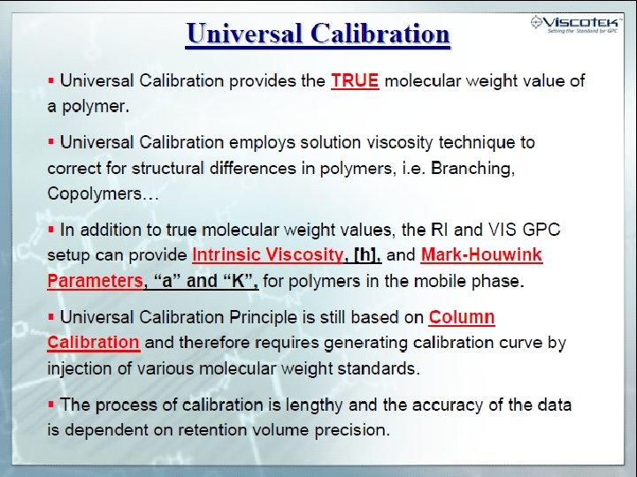 Setting the Standard for GPC. Setting the Standard for GPC.