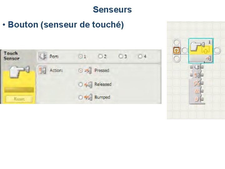 Senseurs • Bouton (senseur de touché) 