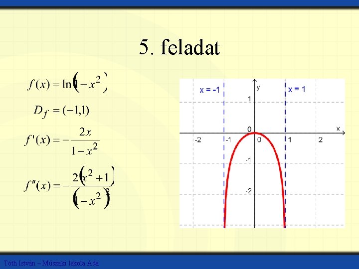 5. feladat Tóth István – Műszaki Iskola Ada 