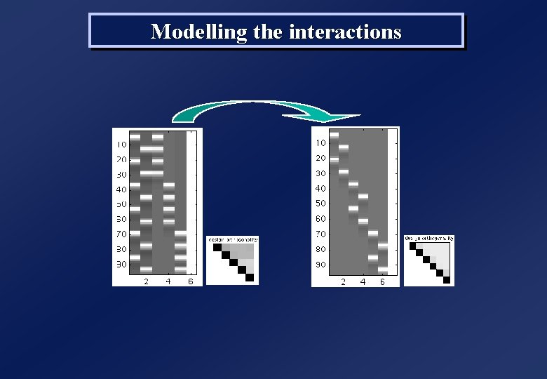 Modelling the interactions 