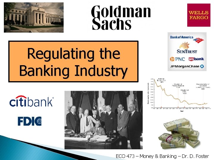Regulating the Banking Industry ECO 473 – Money & Banking – Dr. D. Foster