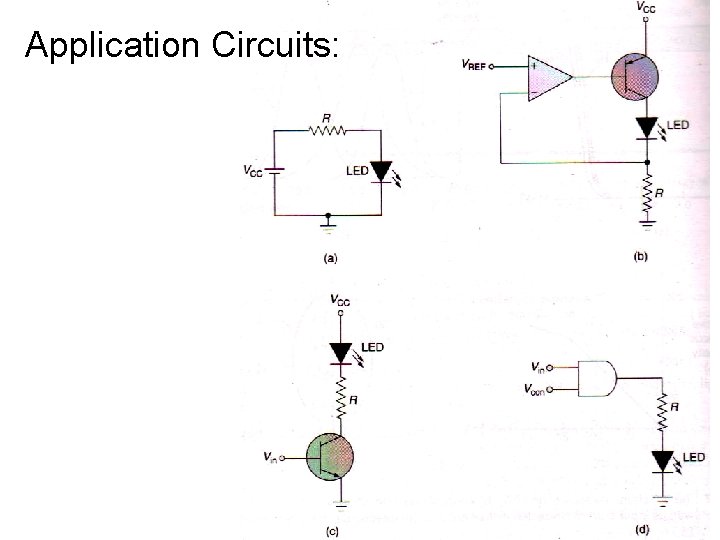 Application Circuits: 