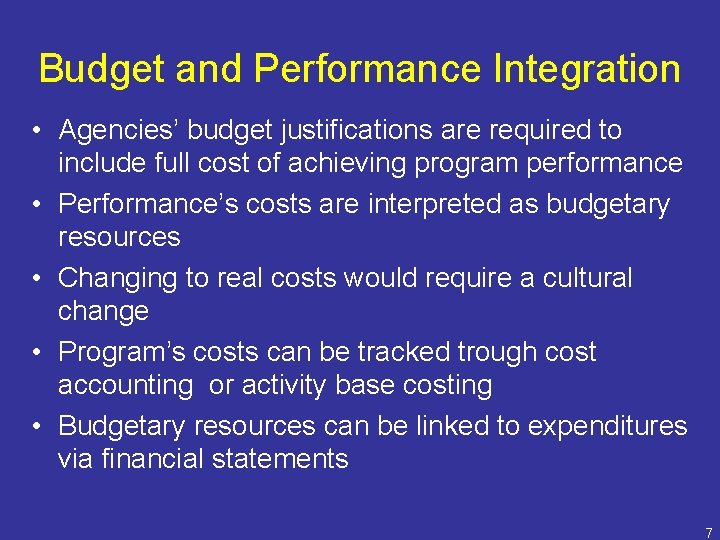 OECD Conference Sequencing and Pacing of Performance Budgeting